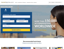 Tablet Screenshot of hotelnights.com