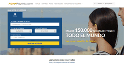 Desktop Screenshot of hotelnights.es